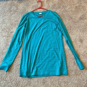 Zyia Teal Chill Long Sleeve EUC